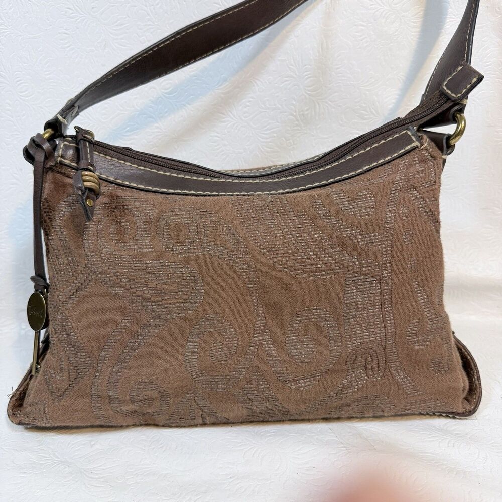 Fossil Modern Vintage Brown Shoulder Bag - Picture 4 of 16